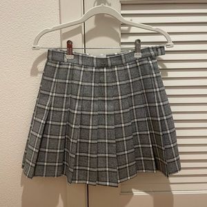 Oak + Fort Mini Plaid Skirt (Never Worn)